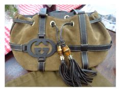 Gucci GG Handbag With Leather Tassels