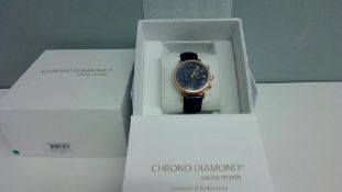 Chrono Diamond Swiss Made Watch