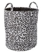 JD Williams Leopard Print Laundry Basket . Brand New