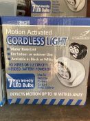 Brand New 2 x Motion ActiVATed Cordless Light