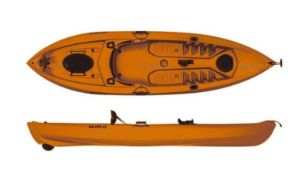 1 x Sf-1007: Orange Fishing Sit On Kayak (305Cm) Zzkayf