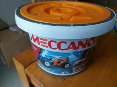 Bucket Of Meccano 150 Pieces Brand New But Damaged Packaging