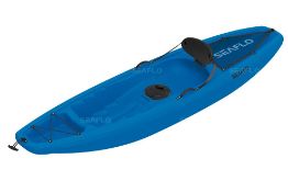 1 x Blue Adult Sit On Kayak. Capacity 125Kgs (266Cm x 66Cm x 25Cm 18Kgs) Zzkay1003B
