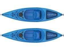 2 x Sf-1004: Blue Adult Sit In Kayak. Capacity 125Kgs (305Cm x 72Cm x 34Cm) Zzkay1004B