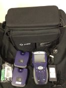 JDSU HST-3000 TESTER IN CARRY BAG WITH EQUIPMENT