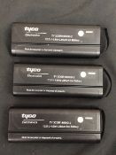 3X TYCO LI ION BATTERY TY 3CGR18650D-2