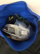 Agilent bag full of cables etc