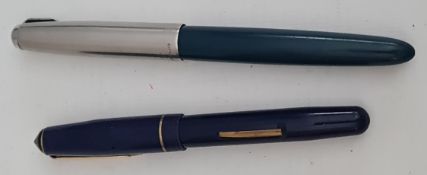 Vintage Parker 51 Fountain Pen and Unique Junior Fountain Pen Vintage Parker 51 Fountain Pen and