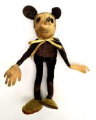 Antique Toy Mouse In The Style of Mickey Mouse. Believed to be dating from the 1920/30's Antique