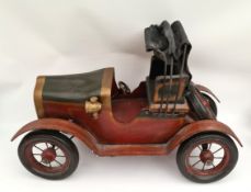 Vintage Model Car Measures 19 inches long. Vintage Model Car Measures 19 inches long..Part of a