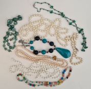 Parcel of Costume Jewellery Necklaces Faux Pearl etc Parcel of Costume Jewellery Necklaces Faux