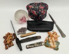 Parcel of Vintage Items Includes Paperweight etc. Parcel of Vintage Items Includes Paperweight etc.