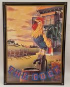 Reproduction The Cock Metal Sign Reproduction The Cock Metal Sign.Measures 40cm by 30cm.Part of a