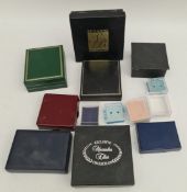 Parcel of 12 Assorted Jewellery Boxes Parcel of 12 Assorted Jewellery Boxes.Part of a recent