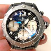 Corum / Midnight Chronograph Diver Taucher - Gentlmen's Steel Wrist Watch