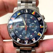 Corum / Admiral's Cup Chronograph Limited - Gentlmen's Steel Wrist Watch