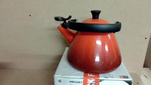 LE Creuset red kettle