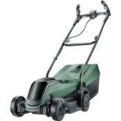 (5G) 2x Items. 1x Bosch 18V City Mower Cordless Lawn Mower RRP £195 (With 1x 18V 4.0Ah Battery – No