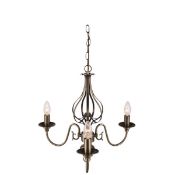(5F) 11x Mixed Lighting Items. To Include Light Boutique Piper 3 Light Pendant, Jay Black Floor Lam