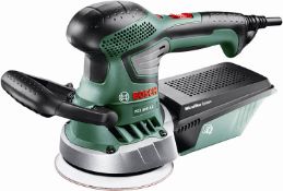 (10F) 5x Items. 1x Bosch PEX 400 AE Random Orbital Sander RRP £85. 1x Arlec 45W 3500 Lumens Workli
