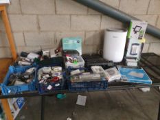 Trader Lot Of Mixed Household, Office And Seasonal Goods To Include Laminators. Lighting. Meaco Hea