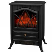 (4C) 3x Items. 1x Stylec Flame Effect Black Stove 1800W RRP £80. 1x Arlec 3.5L 3 In 1 Mobile Coole