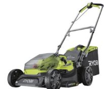(5E) 3x Items. 1x Ryobi 18V Cordless Lawn Mower (No Battery Or Charger). 1x Qualcast Hover Collect