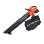 (4G) 1x Yardforce Cordless Blower / Vacuum LB C20 RRP £129.99
