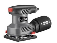 (11F) 5x Items. 1x Ozito 135W ¼ Sheet Orbital Sander RRP £78 (Ex-Display). 1x Task 135W Sheet Sande