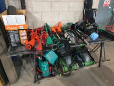 Trader Lot Of Mixed Garden, DIY Goods To Include Flymo PowerVac 3000. Sovereign 1800W Electric Chai