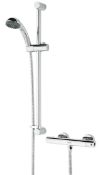 (4L) 1x Bristan Zing Thermostatic Chrome Bar Shower Kit RRP £119.