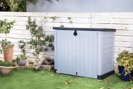 (P) 1x Keter Store It Out Ace 1200L RRP £180. (L145.5x W82x H123cm).