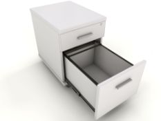 8 x Icarus white office draws with keys *BRAND NEW IN BOX* RRP £1,184