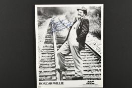 BOXCAR WILLIE (1931-1999) Original signature