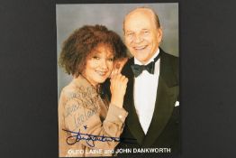 CLEO LANE & JOHN DANKWORTH Original signatures