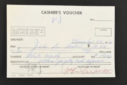 JOHN LEE HOOKER ( 1917-2001) Original signature