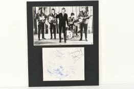 HERMAN'S HERMITS Original signatures
