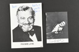 FRANKIE VAUGHAN (1928-1999) Original signature