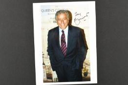 TONY BENNETT Original signature
