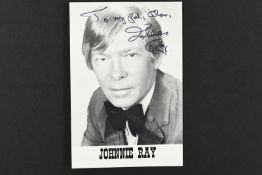 JOHNNIE RAY (1927-1990) Original signature