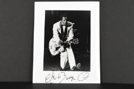 CHUCK BERRY Signed Photograph