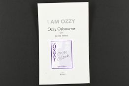 OZZY OSBOURNE Original signature