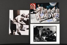 3 signed OASIS Photographs