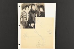 THE TREMELOES Original signatures