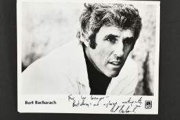 BURT BACHARACH Original signature