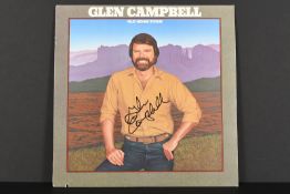 GLEN CAMPBELL Signed album Cover