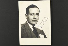 COLE PORTER (1891-1964) Original signature