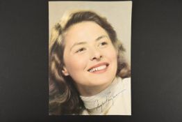 INGRID BERGMAN Original signature