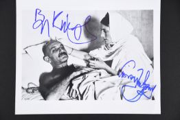 BEN KINGSLEY & GERALDINE JAMES Original signatures