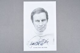 CHARLTON HESTON Original signature